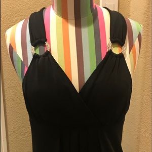 Simple Black Evening Dress